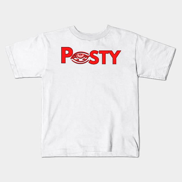 Posty Eye Kids T-Shirt by JEWEBIE